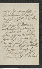 Nachlass Franz Steindachner, Brief von Max von dem Borne an Franz Steindachner (23.11.1885), Inv.Nr. 564.02, Seite 3